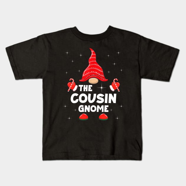 The Cousin Gnome Matching Family Christmas Pajama Kids T-Shirt by Foatui